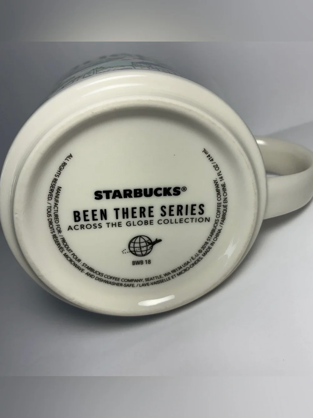 Starbucks Been There Series 14oz Mug - Quebec, Canada Belle Province Coffee Tea
